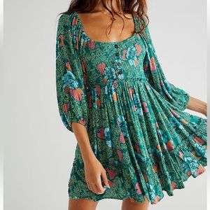 Free People Summer Picnic Mini Dress